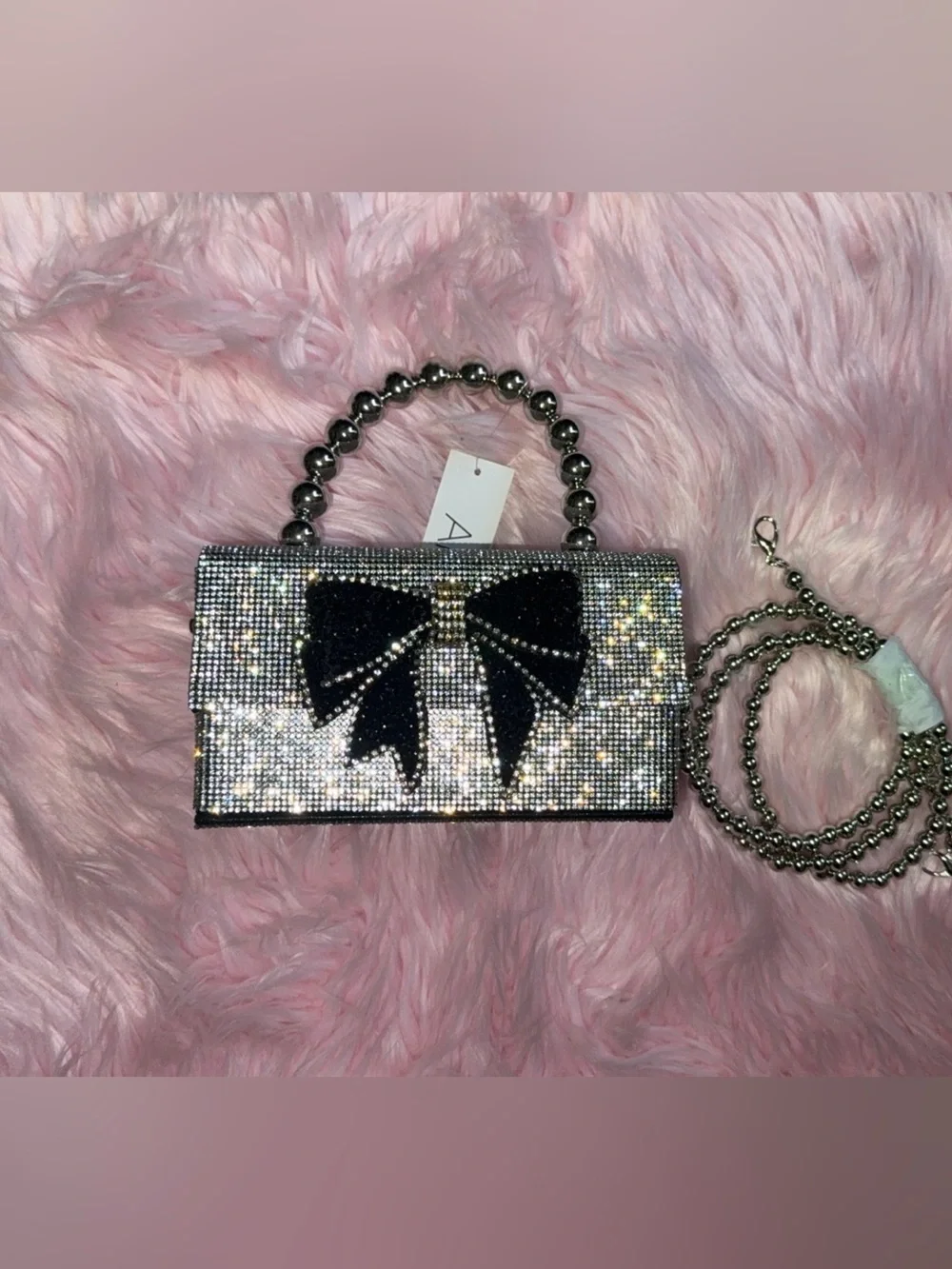 Bling bow purse